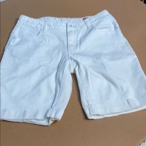 💜💜 Girls Arizona Jeans Bermuda Cuffed Shorts  Size 16R